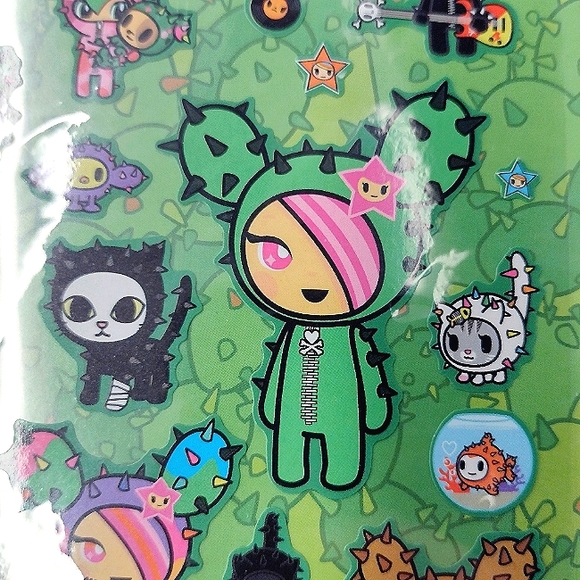 ✨NEW Tokidoki Sticker Sheet Green Cactus - Picture 2 of 3